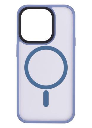 Накладка 2e basic для iphone 15 pro magsafe, светло-голубой