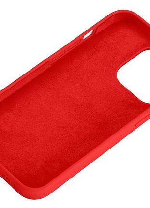 Чехол-бампер 2e basic liquid silicone для iphone 14 pro (красный, 2e-iph-14pr-ocls-rd) 2