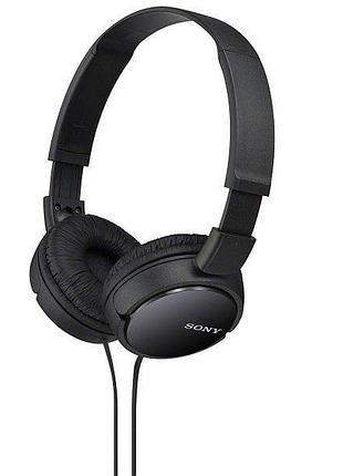 Дротові навушники sony zx110 накладного типу, mini-jack 3.5 мм, 1.2 м, чорні