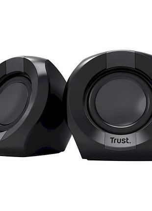 Компьютерные колонки trust polo 2.0 speaker 4 вт черный (25164)