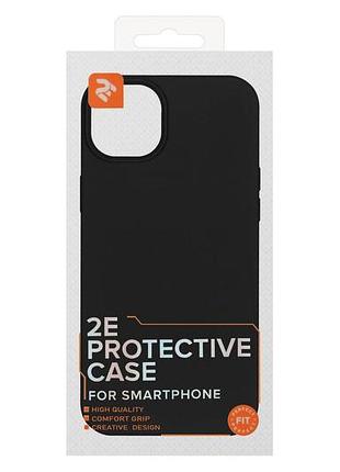 Чехол-бампер 2e basic liquid silicone для iphone 14 max (черный, 2e-iph-14m-ocls-bk) 3