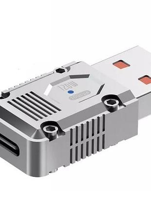 Адаптер proove swiftlink type-c на usb 3.1, високошвидкісний, цинковий корпус, сірий (hbma00012006)