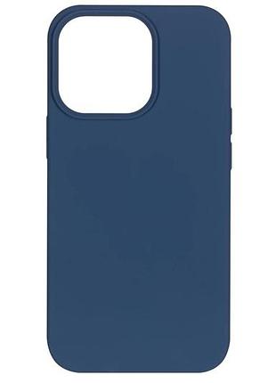 Чехол-бампер 2e basic liquid silicone для iphone 13 pro, кобальтово-синий (модель 2e-iph-13pr-ocls-cb)