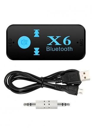 Бездротовий адаптер bluetooth приймач аудіо приймача 6948 bt-x6 bluetooth aux