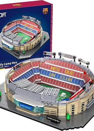 Конструктор стадіон cada fc barcelona camp nou spotify barca la liga стадіон барселони для дітей та дорослих, 728 деталей