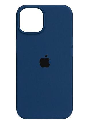 Чехол original full size для apple iphone 14 navy blue