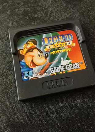 Картридж legend of illusion starring mickey mouse (sega game gear)