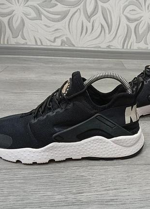 Оригінальні кросівки nike air huarache run ultra black white (women's) - 819151-001