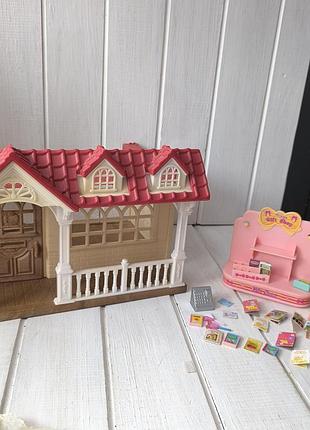 Набір сільванія фемелі аксесуари sylvanian families family epoch меблі ляльковий будинок дім