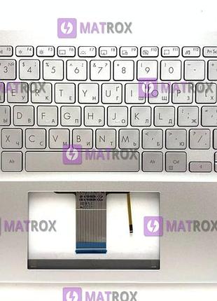 Передняя панель для asus vivobook s14 s433j, s14 s433e серебристый