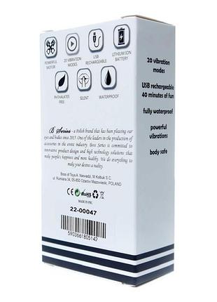 Мини-вибратор - rechargeable powerful bullet vibrator silver 6