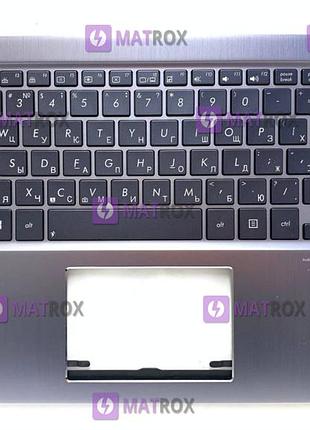 Передняя панель для asus zenbook ux302, ux302l, ux302la, ux302lg серый металик