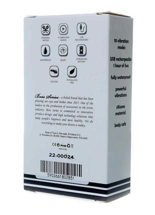 Міні-вібратор у формі помади — rechargeable lipstick vibrator black 6