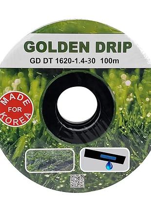 Golden drip кап. стрічка з пл. емітером 1620-1.4-30 (100м) (корея) 27шт