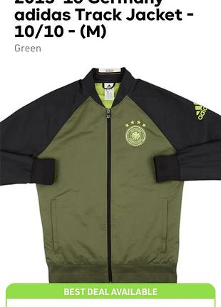 Винтажный бомбер germany euro 2016 anthem jacket рs-m
