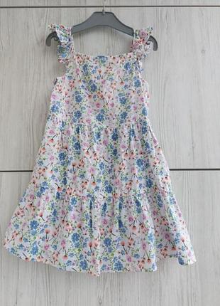 Легесенька бавовняна літня сукня primark для дівчинки 5-6р 116см