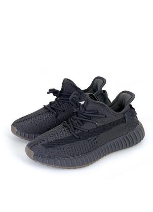 Кроссовки женские черные adidas yezzy 350 black