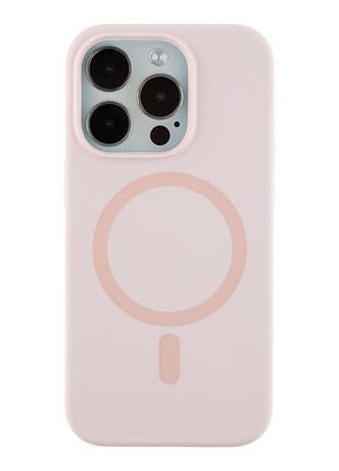 Чехол накладка glow silicone case with magsafe apple iphone 14 pro pink (36060_3606231)