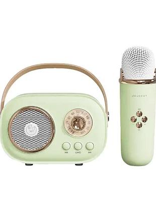 Колонка портативная с микрофоном c-20 bt/tf/usb/fm 5 вт зеленый c20gr