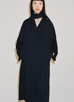Оверсайз пальто zw collection с лёном