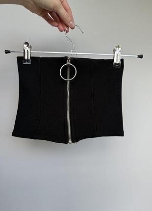 Корсет на застібці-блискавці bershka, m