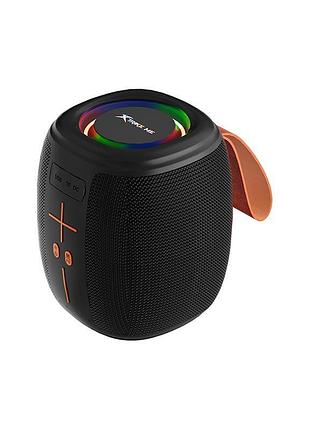 Колонка портативная xtrike me sk-301 rgb lighting bluetooth speaker 8w, черная