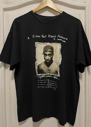 Чорна футболка 2pac