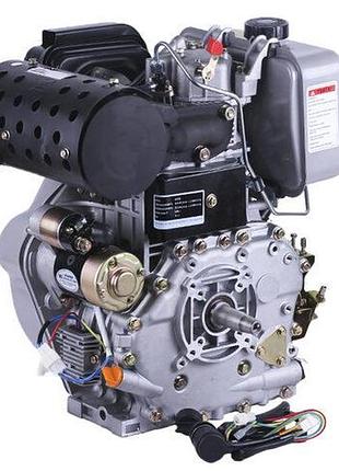 Двигатель дизельный 192fe tt agro moto с электростартером (выход вала под конус) 14,8 л.с.