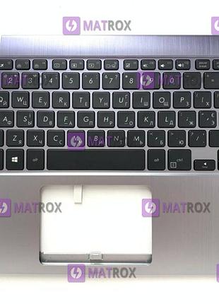 Передняя панель к asus vivobook flip 14 tp410, tp410u, tp410ua, tp410ur, tp410ua-dh51t, tp410ua серебристый