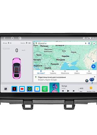 Магнитола lesko совместима с hyundai kona i 2017-2020г 10" 4/64 qled carplay 4g wi-fi gps 360 prime 1шт
