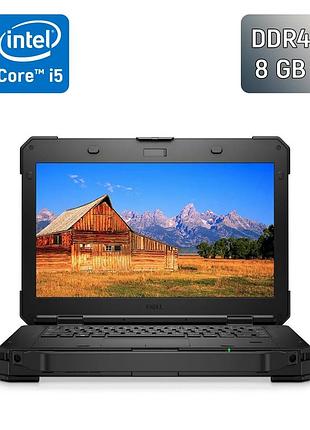 Захищений ноутбук dell latitude 5424 rugged / 14" (1920x1080) ips / intel core i5-8350u (4 (8) ядра по 1.7 - 3.6 ghz) / 8 gb ddr4