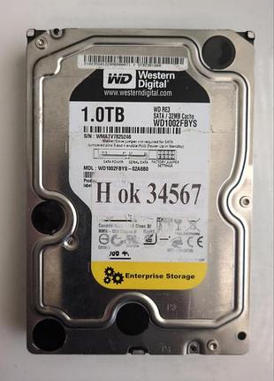 Донор hdd wd1002fbys 02a6b0 h34567 2060-701567-000 rev a