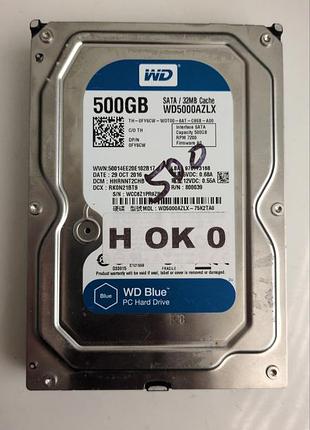 Донор hdd wd5000azlx 75k2ta0 h0 2060-800039-001 rev p1