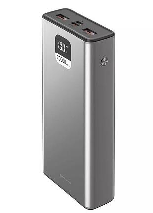 Повербанк proove guardian 22.5w 20000mah, type-c/usb, серый