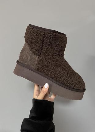 Mini platform teddy dark chocolate 💛• 40