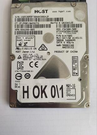 Донор hdd hgst hts545050a7e680 h01 220 oa90351 rbf 50a