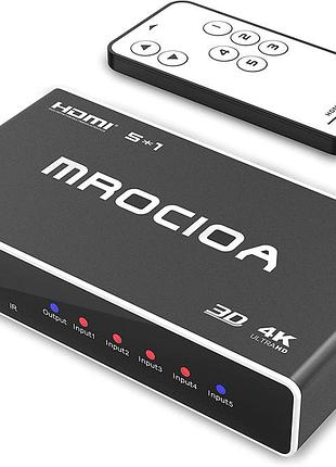Перемикач mrocioa hdmi switch 5 in 1