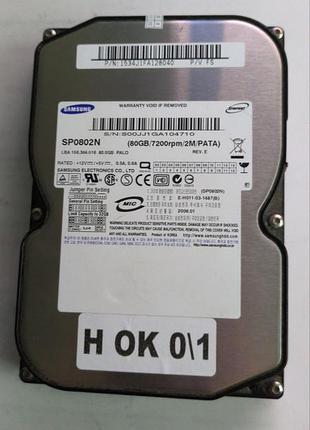 Донор hdd samsung sp0802n h01 bf41-00112a p/v fs