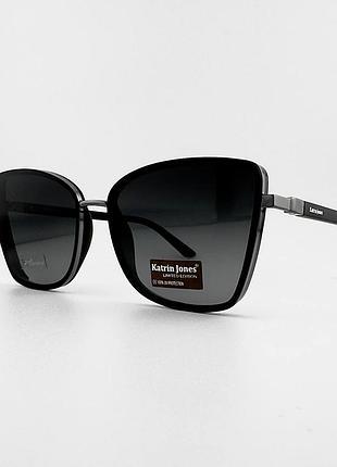 Солнцезащитные очки katrin jones kj0900 col.07-nl05 polarized с поляризацией, черные градиент