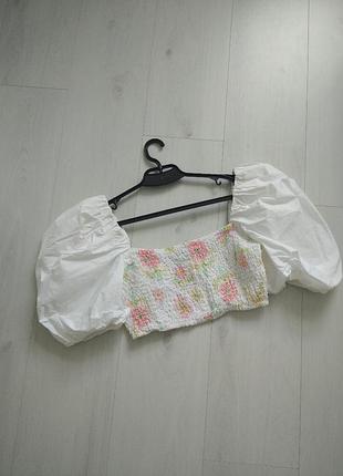 Блуза топ коттоновый