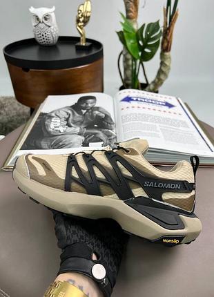💎мужские кроссовки salomon xt pu.re advanced beige black