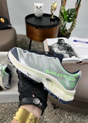 🌺женские кроссовки salomon xt-4 lab w silver green