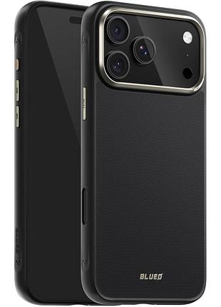 Tpu+pc чохол blueo aramid fiber with magsafe для apple iphone 17 pro max (6.9") black