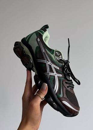 Asics gel-quantum kinetic green brown black