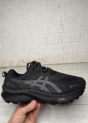 Крутые черные кроссовки asics gel-trabuco 11 gtx gore-tex