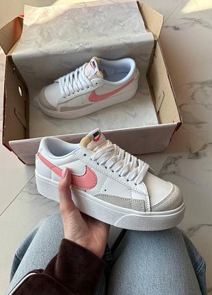 Кеди кросівки nike court legacy lift pink