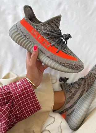 Кросівки adidas yeezy boost 350 v2 dark beluga  reflective