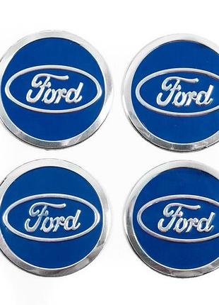Наклейки на колпачки дисков 60мм 8946a (4шт) для ford