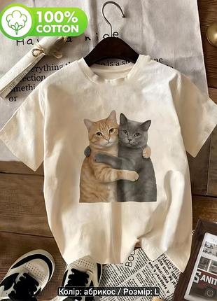Футболка с котиком