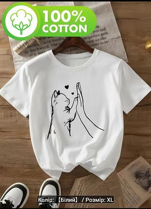Футболка с котиком